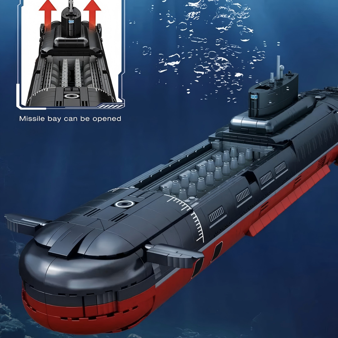 shark-941-submarine-building-block-model