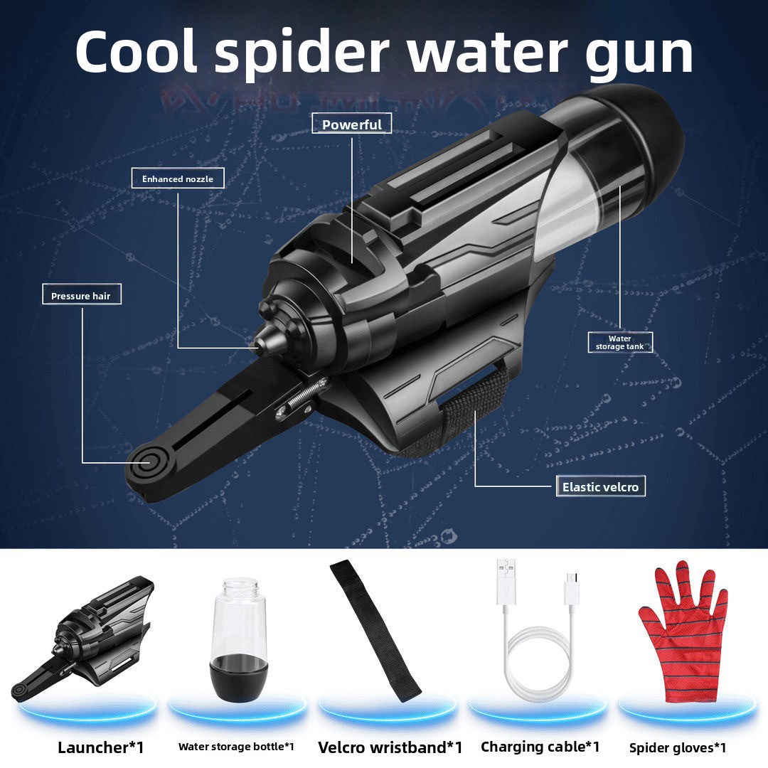 Spider-Man black water gun