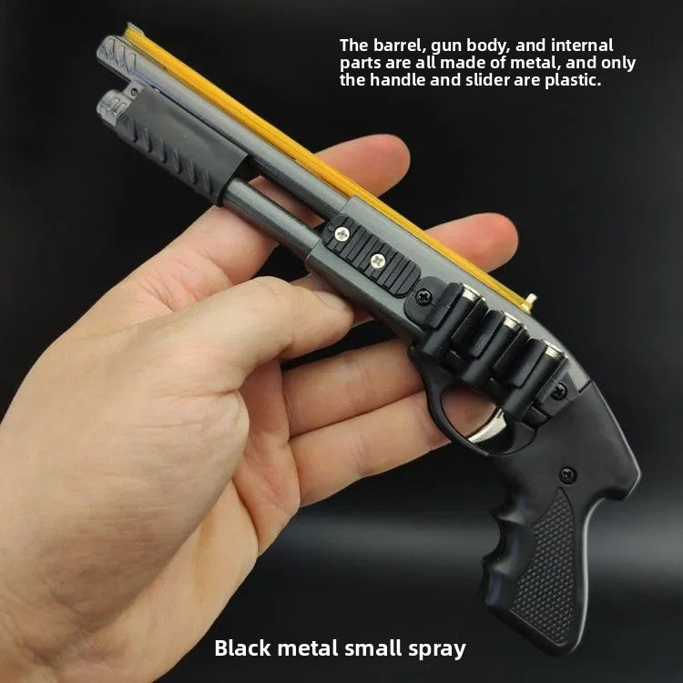 Black metal small shotgun