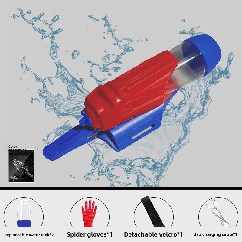 Spider-Man blue water gun