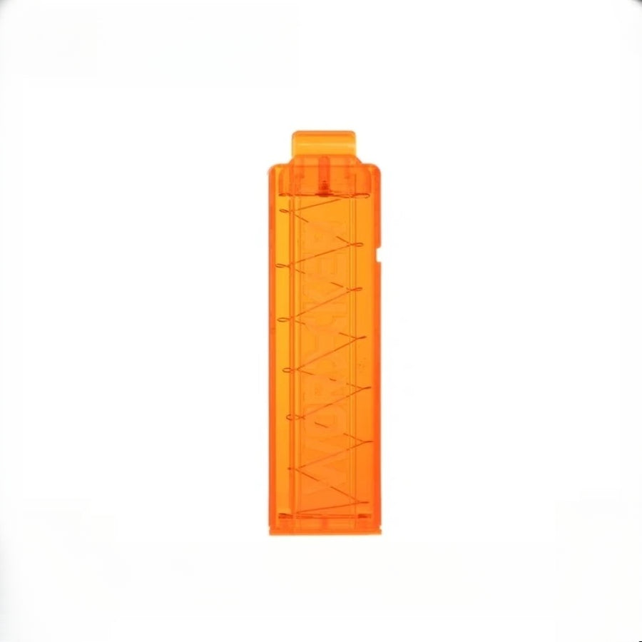 Orange transparent magazine