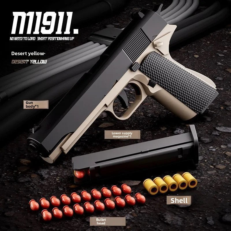 M1911 sand color soft bullet gun
