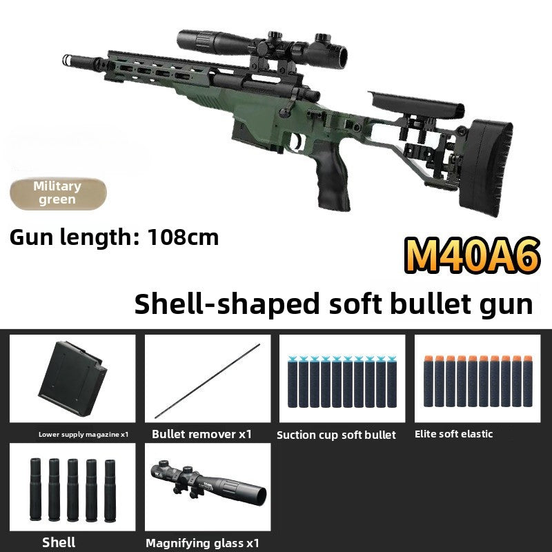 M40A6 green soft bullet gun