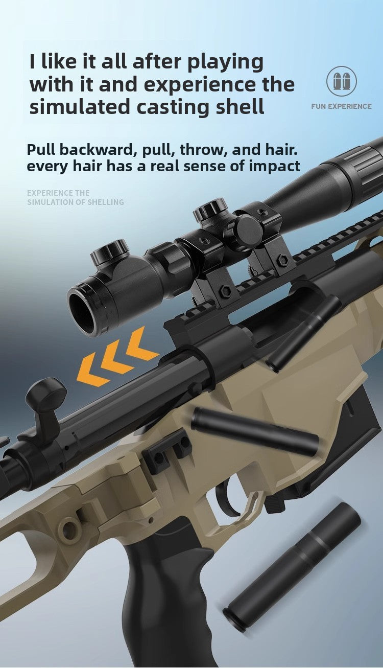 Experience simulated shell ejection