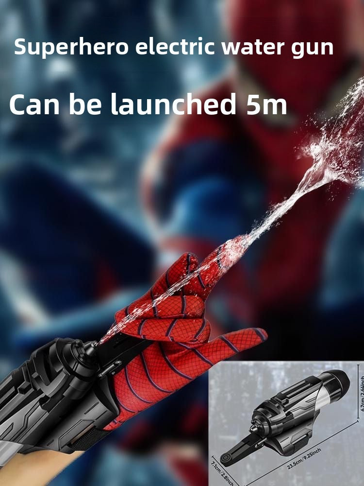Superhero electric water gun