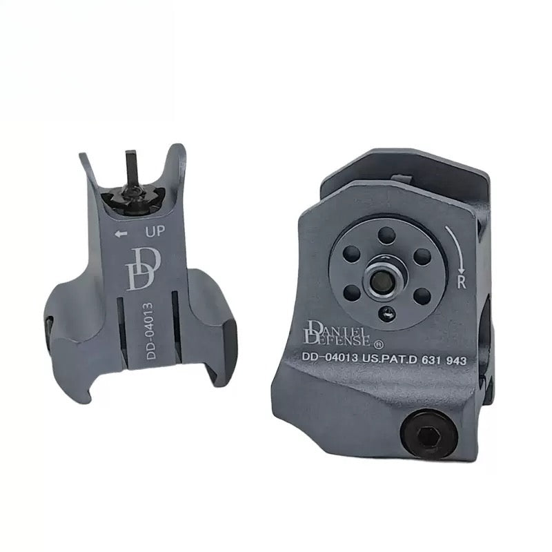 Gray metal mechanical sights