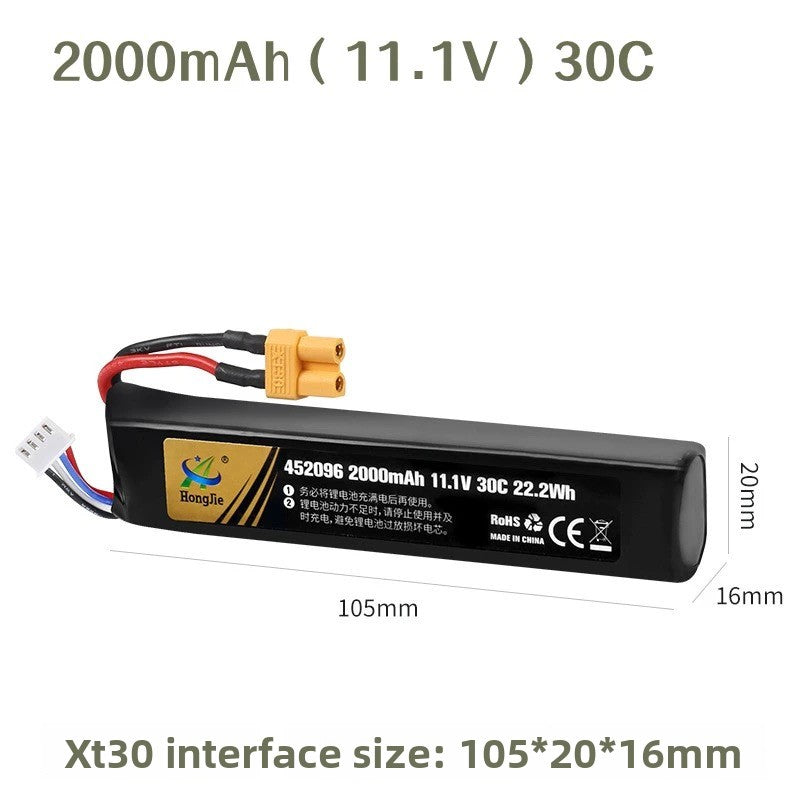 XT30 lithium battery
