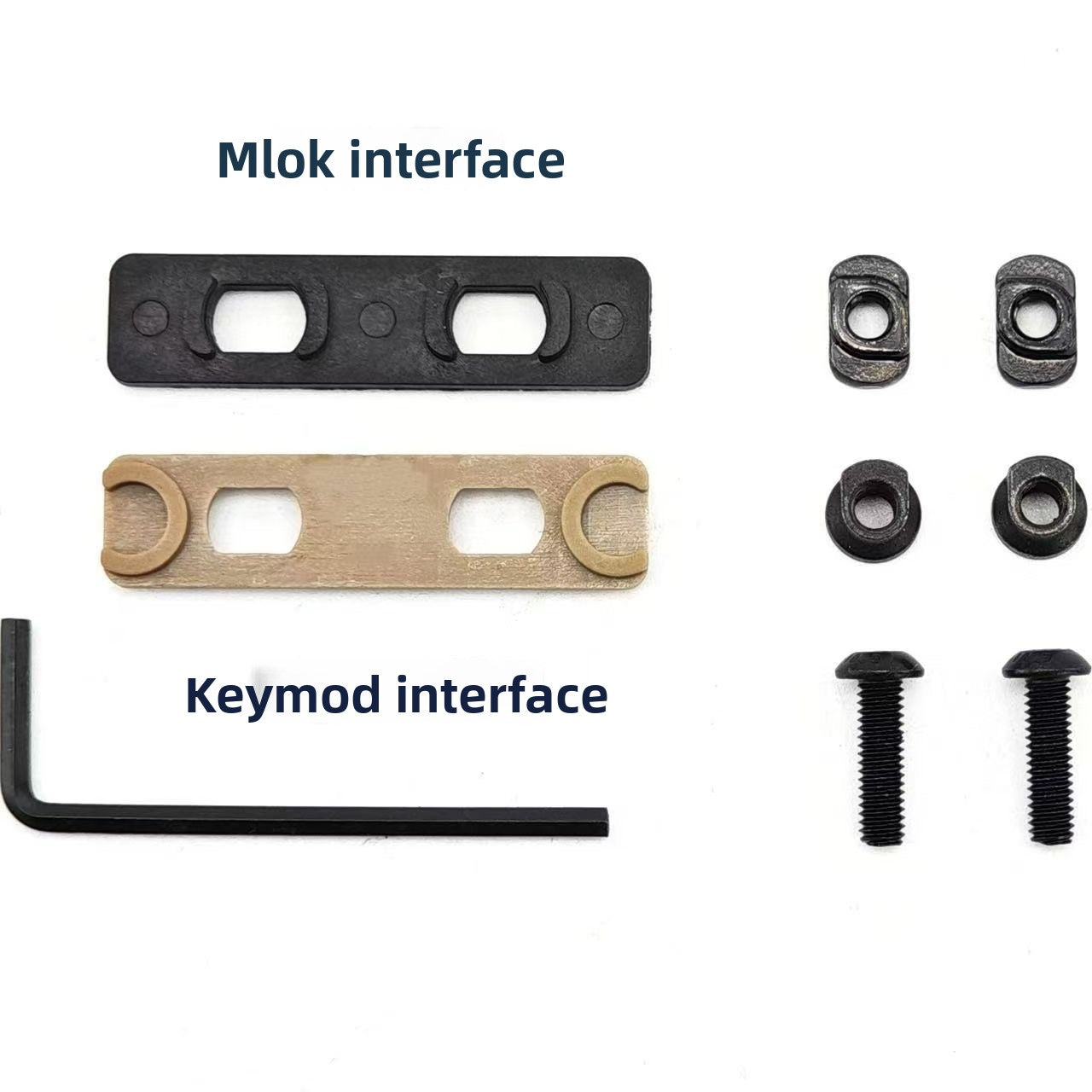 Compatible with M-LOK /Keymod dual system