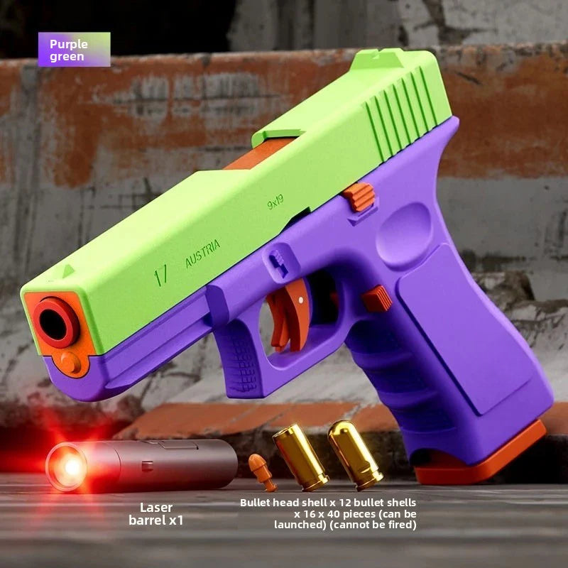 purple toy laser gun