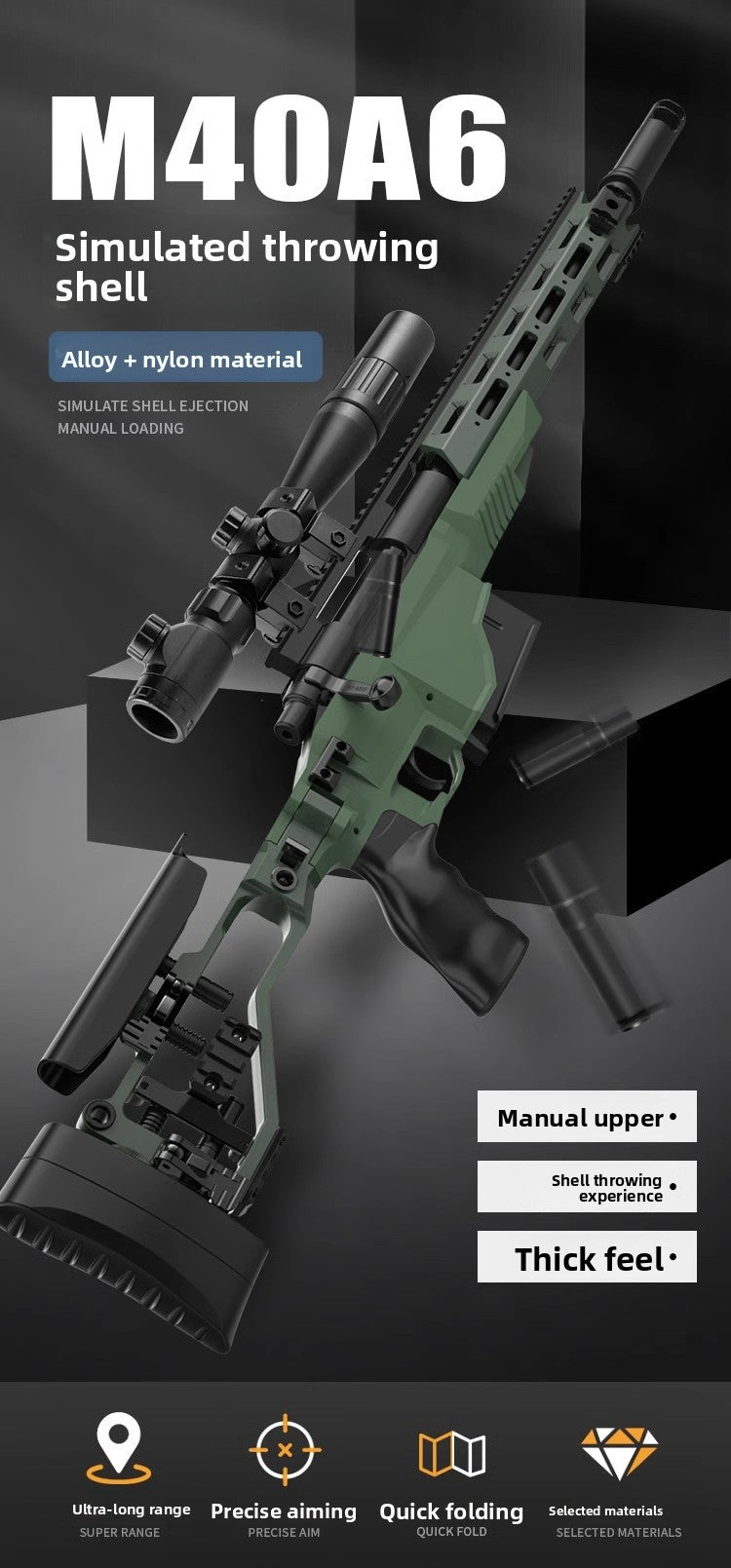 M40A6 simulated shell ejection