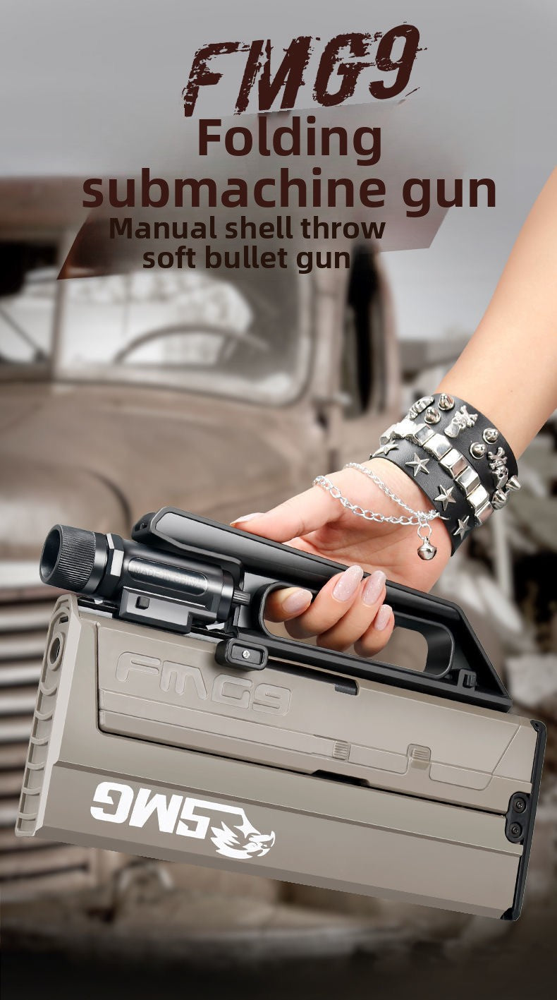 Folding submachine gun