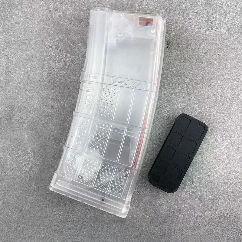 Transparent long magazine