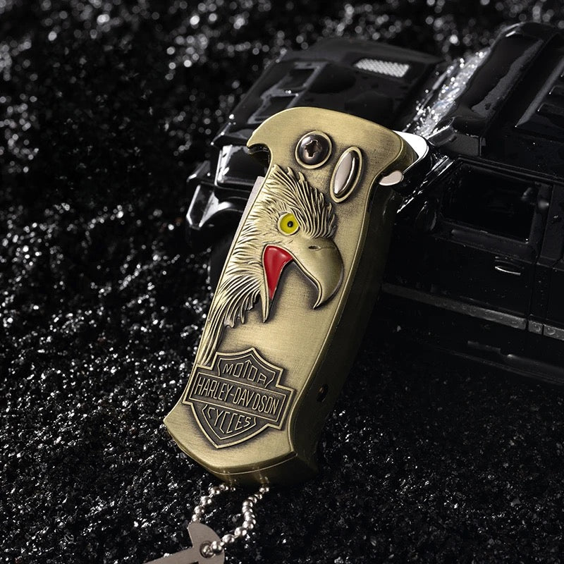 Golden eagle head lighter