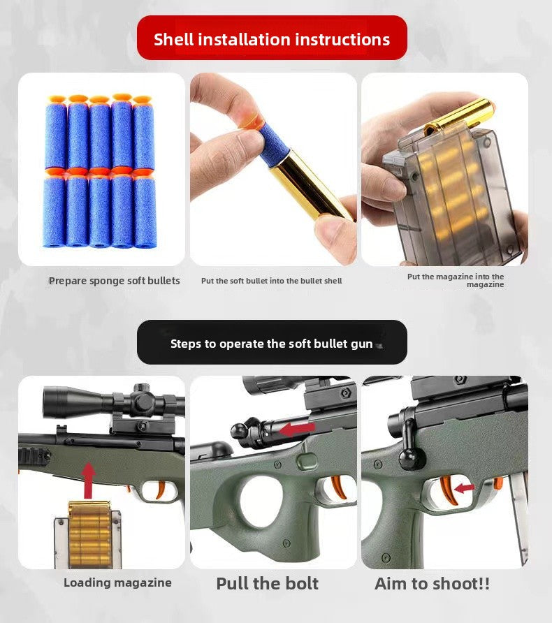 Soft bullet installation