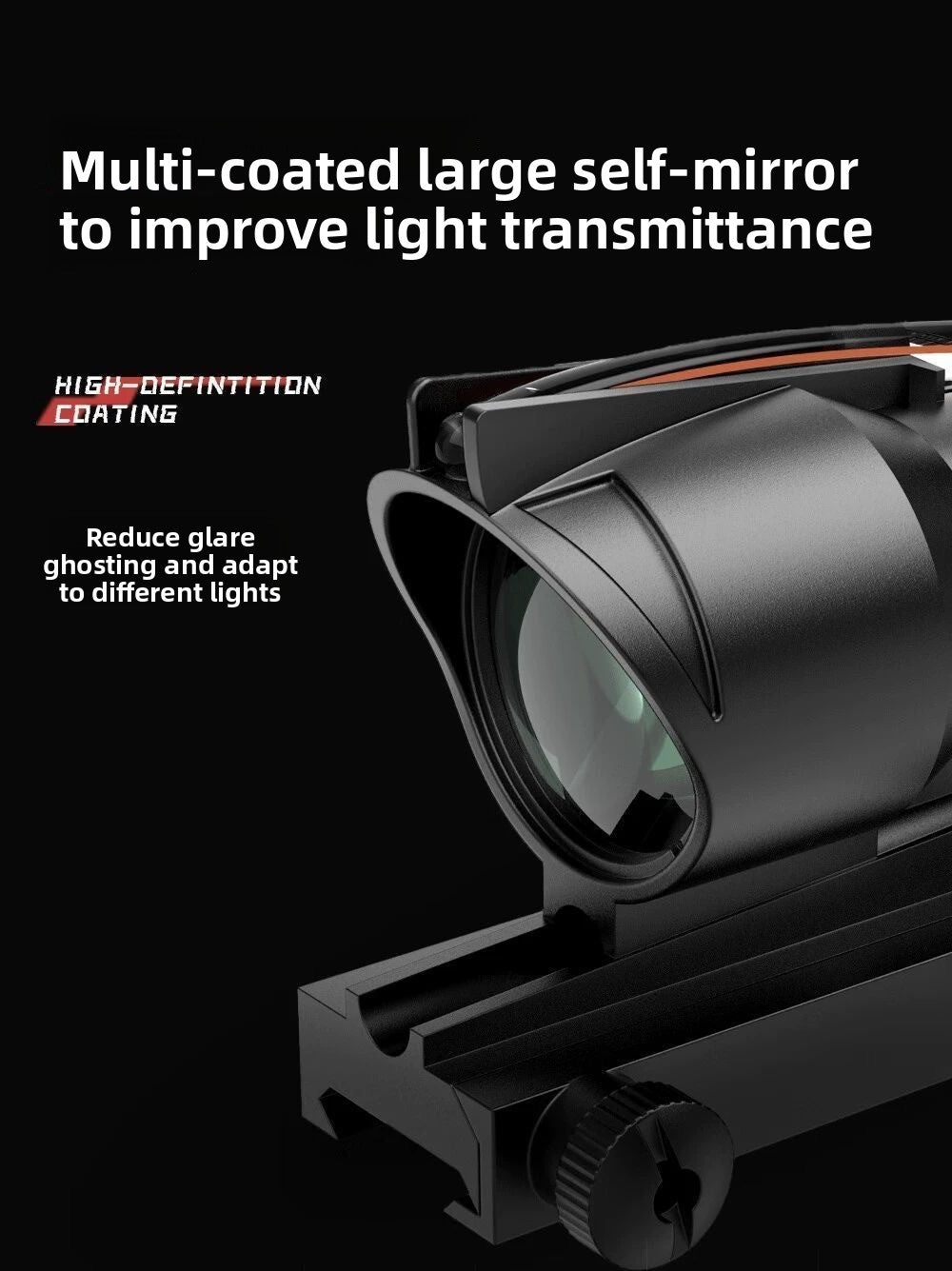 Multi-coated large eyepiece