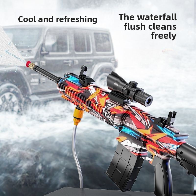 waterfall-flushing-car-washing-gun