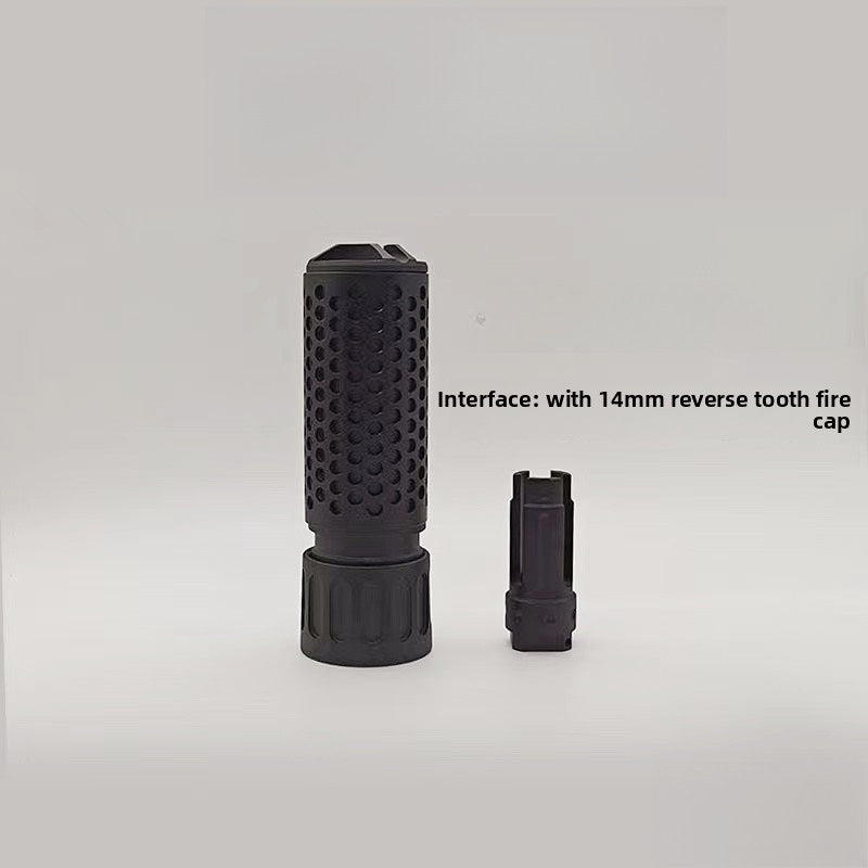 QDC black short silencer