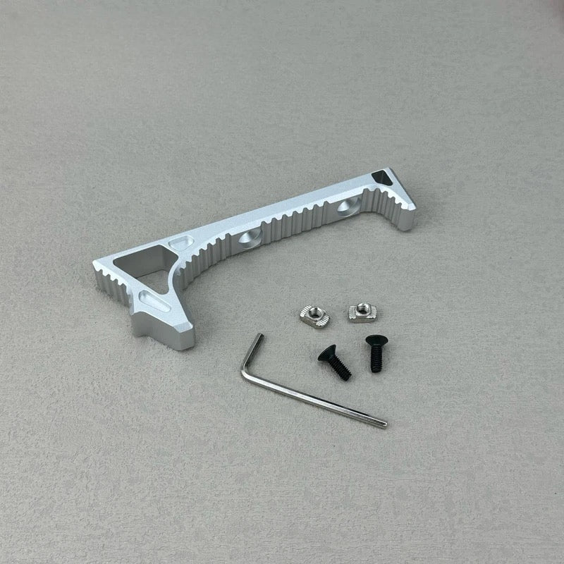 Metal silver front grip