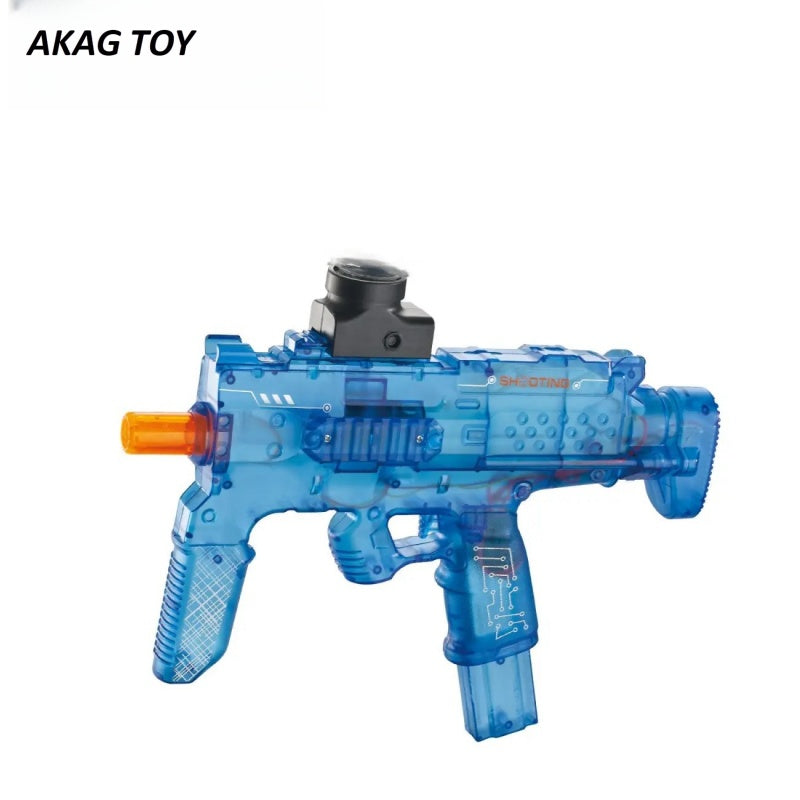MP7 Transparent Blue Gel Blaster