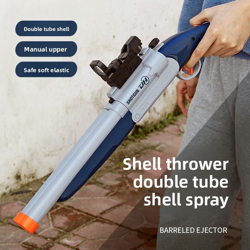Double-barreled ejector