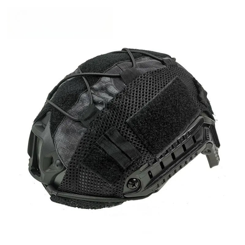 black-camouflage-helmet-fabric