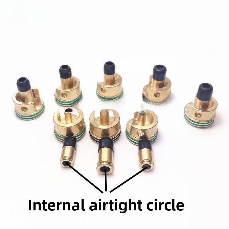 Brass metal cylinder head