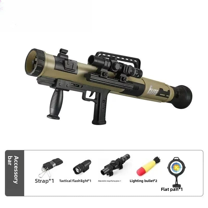 Sand-colored rocket launcher
