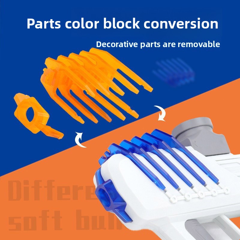 Decorative accessories are removable and replaceable