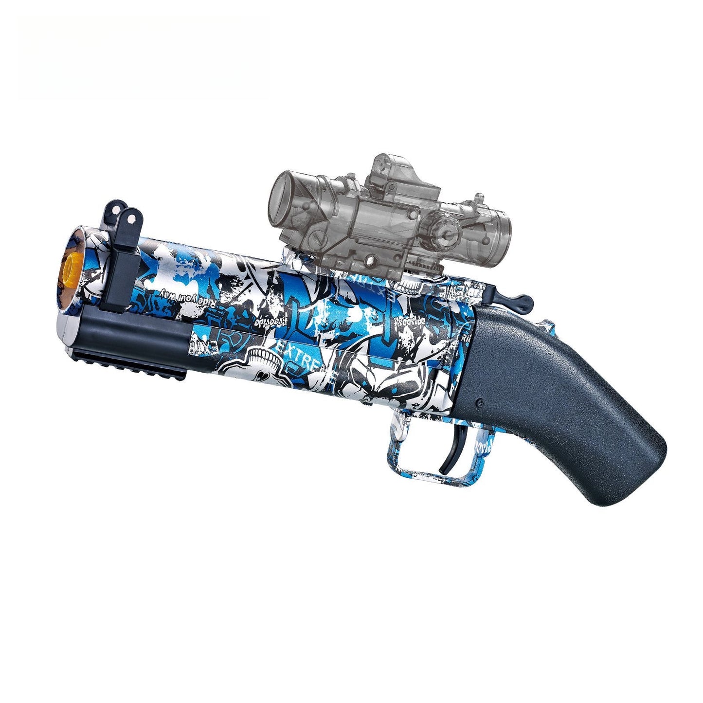 Graffiti blue gel blaster