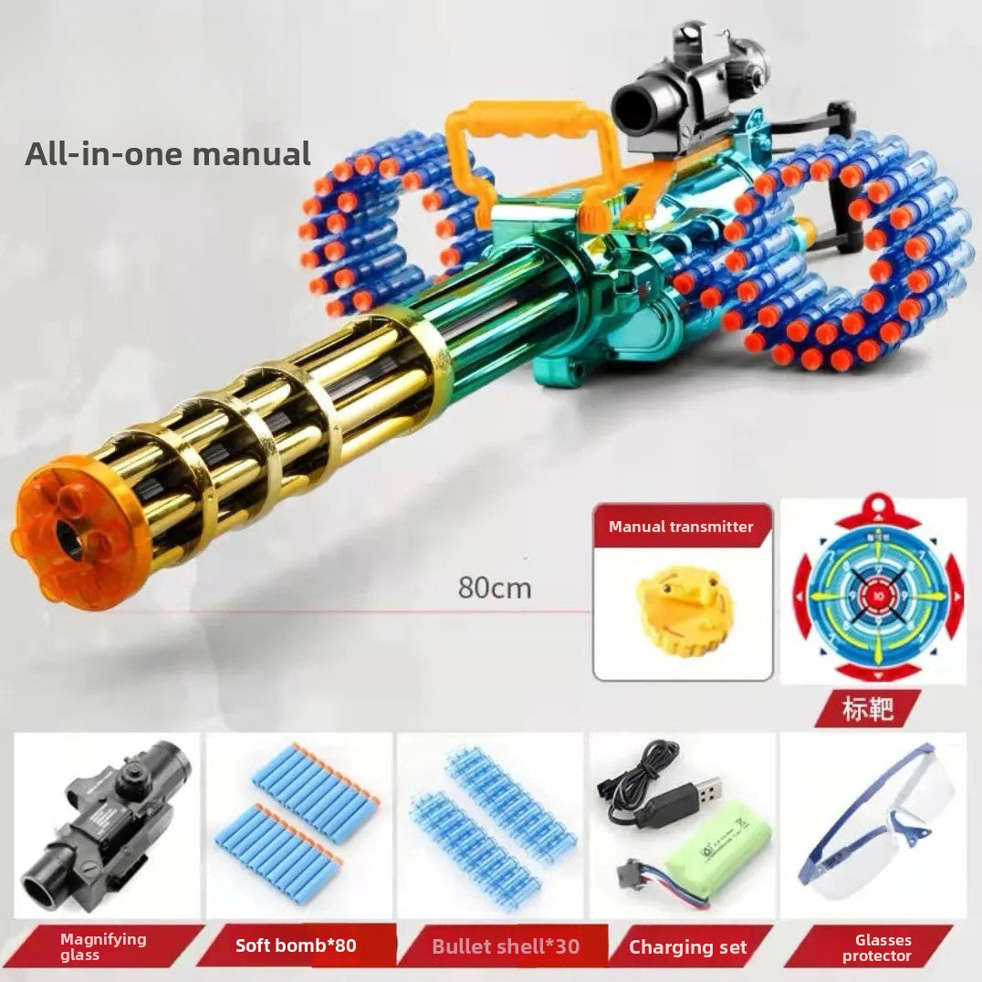 Colorful Gatling gun
