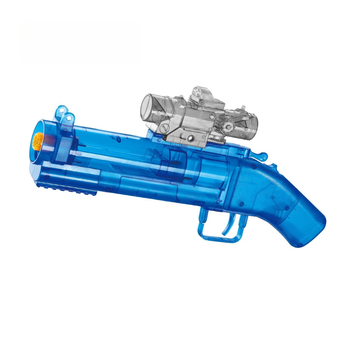 Transparent blue gel blaster