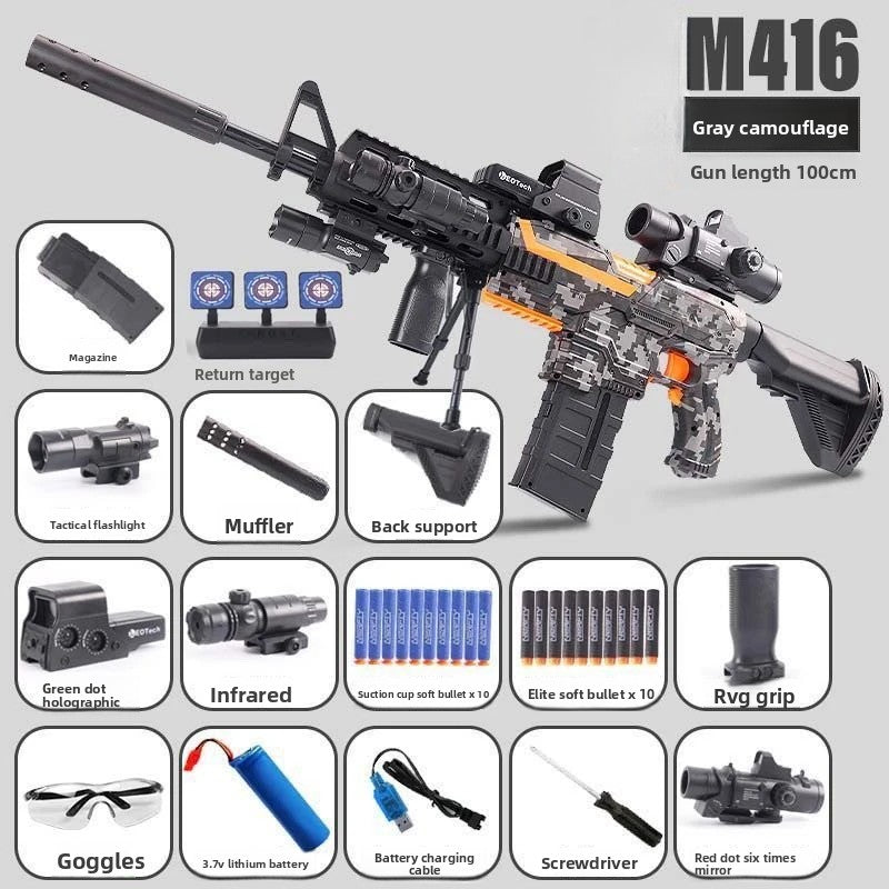 M416 camouflage soft bullet gun