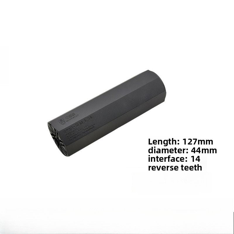 Black Metal Octagon Silencer