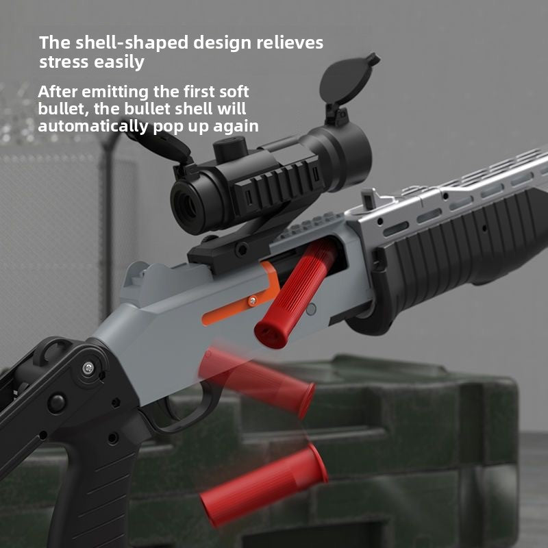 Continuous shell ejection