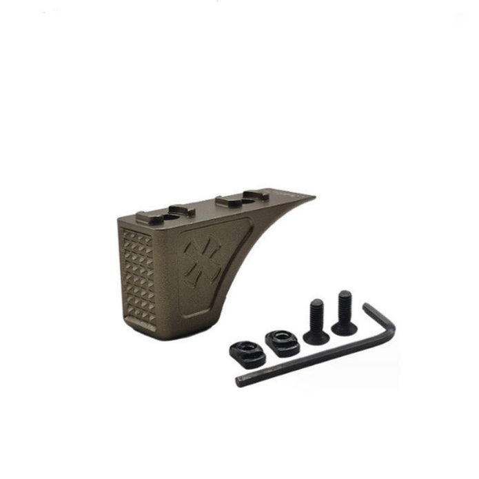 Sand color metal hand stop