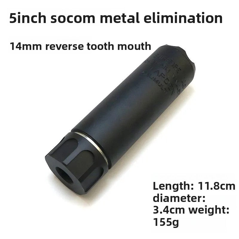 12CM black silencer