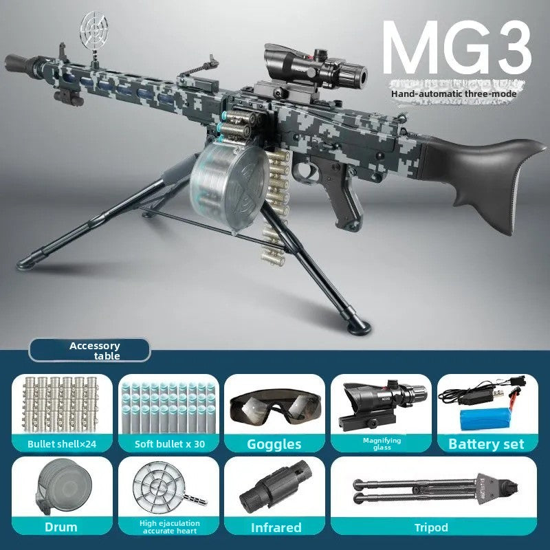 MG3 camouflage soft bullet gun