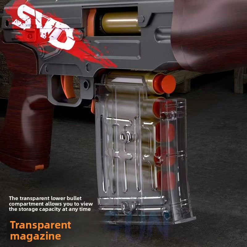 Transparent magazine