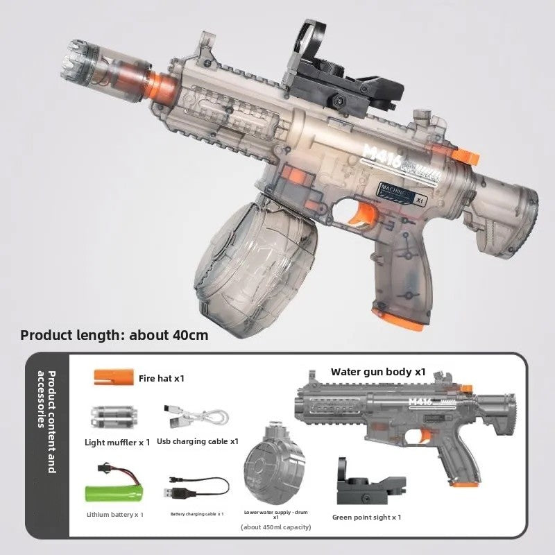 Gray M416 water gun