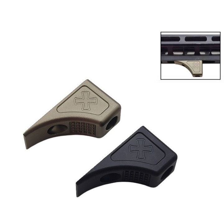 Metal hand stop