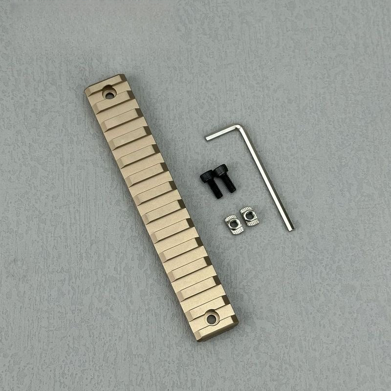 13 slot sand color rail piece