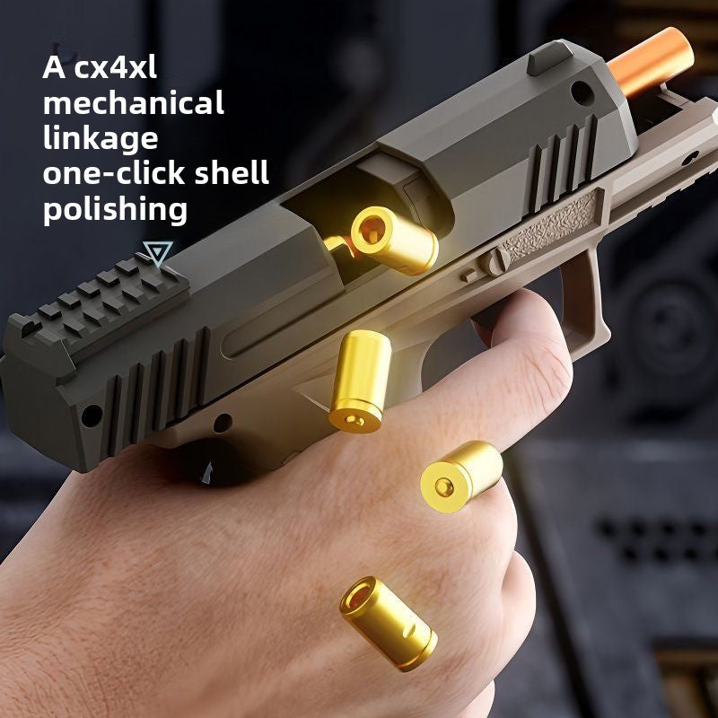 Mechanical linkage, one-button ejection
