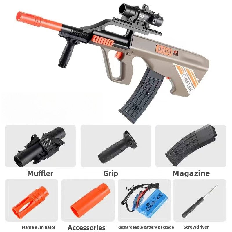 AUG Sand Color Soft Bullet Toy Gun