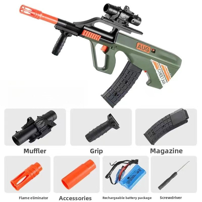 AUG Green Electric Soft Bullet Gun