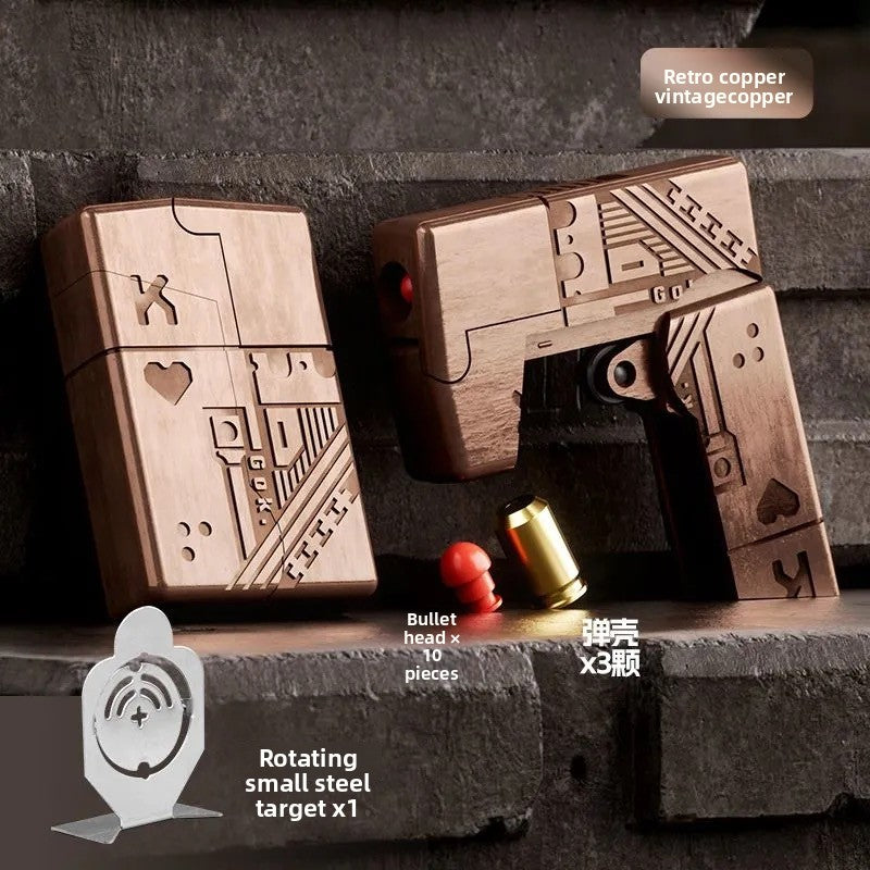 Vintage copper soft bullet gun