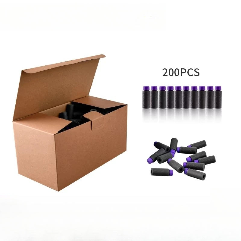 Purple black sponge soft bullet