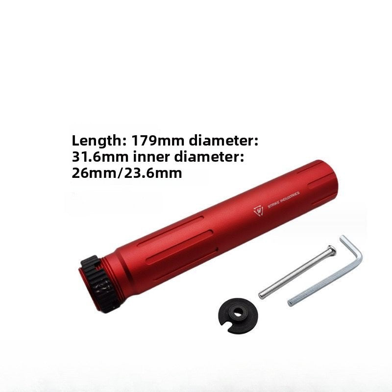 Red metal buffer tube