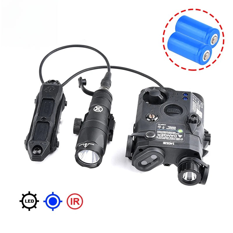Black blue laser sight