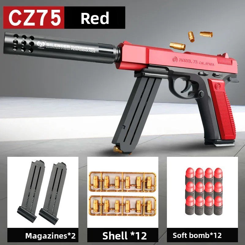 CZ-75 Red Soft Bullet Gun