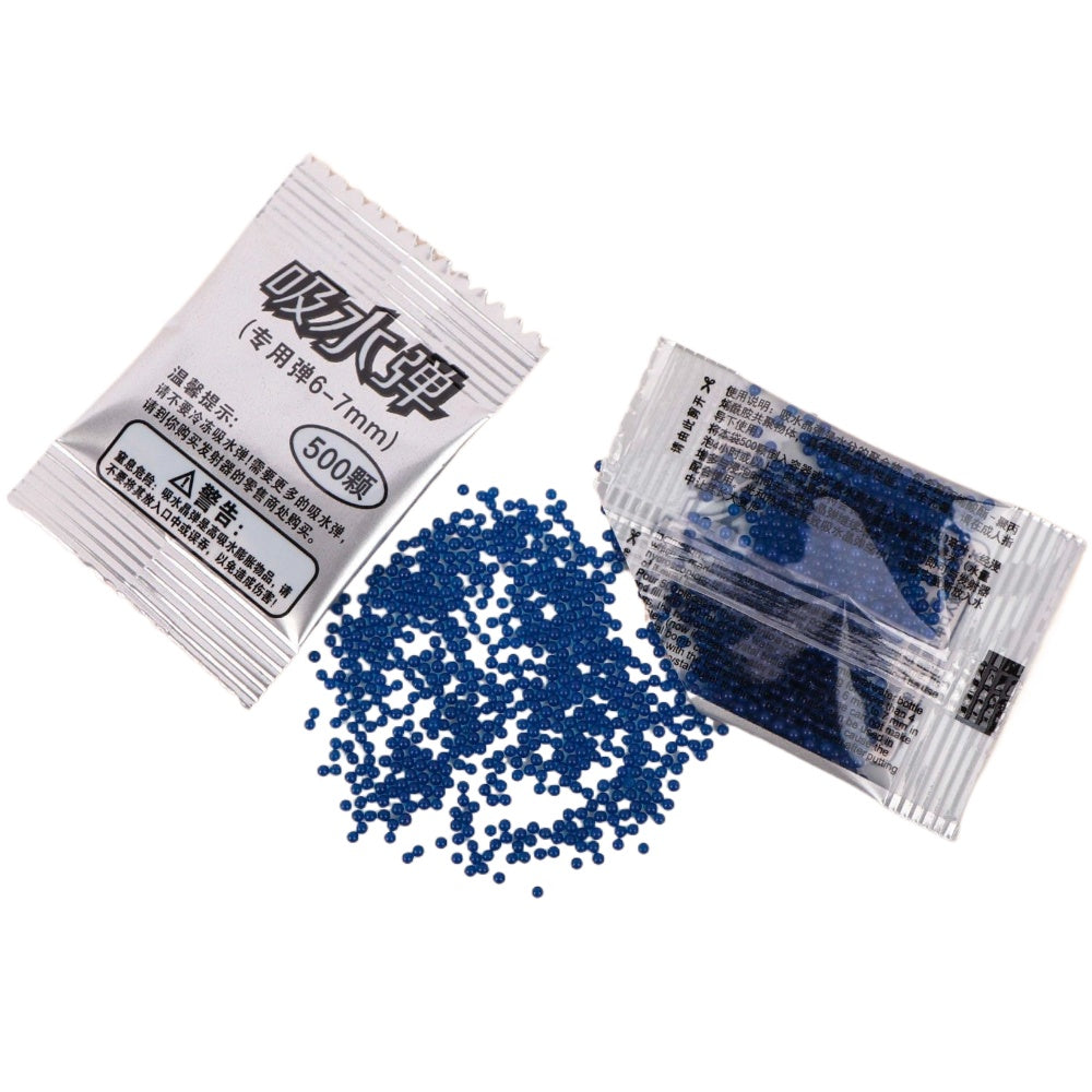 Five packs of 6-7 mm gel balls